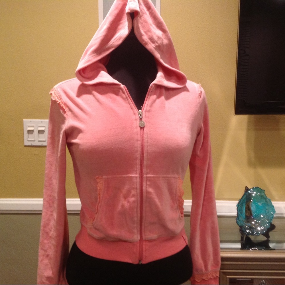 Bundle 2 for $10- Pink zipper sweater